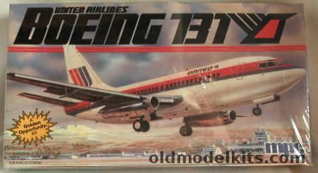 MPC 1/144 Boeing 737 United Airlines - (ex-Airfix), 1-4701 plastic model kit